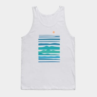 Sunset sea summer landscape Tank Top